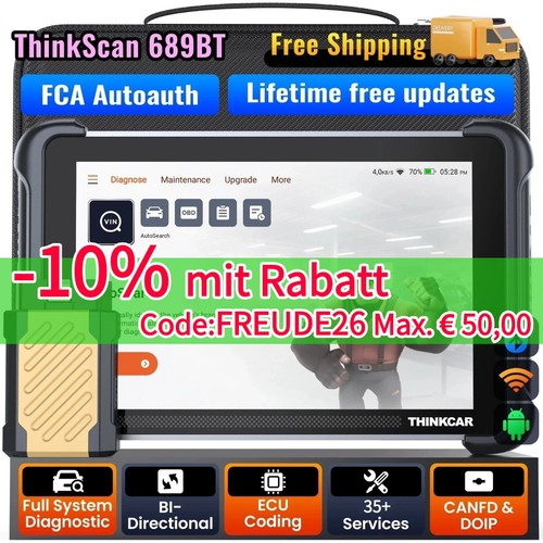 Thinkscan 689bt profi kfz - 689bt, obd2
