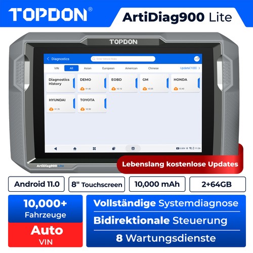 Topdon ad900 lite profi - lite, kfz