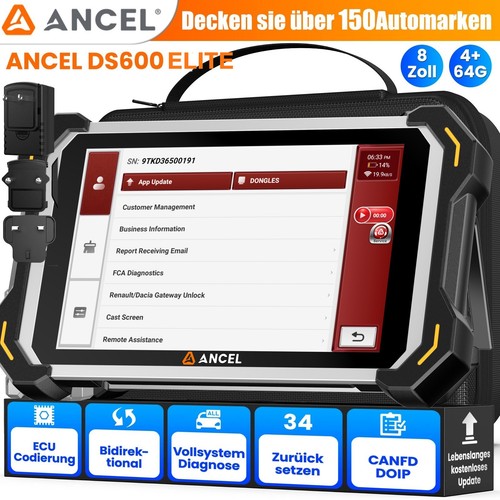 Ancel ds600elite obd2 kfz - ds600elite,